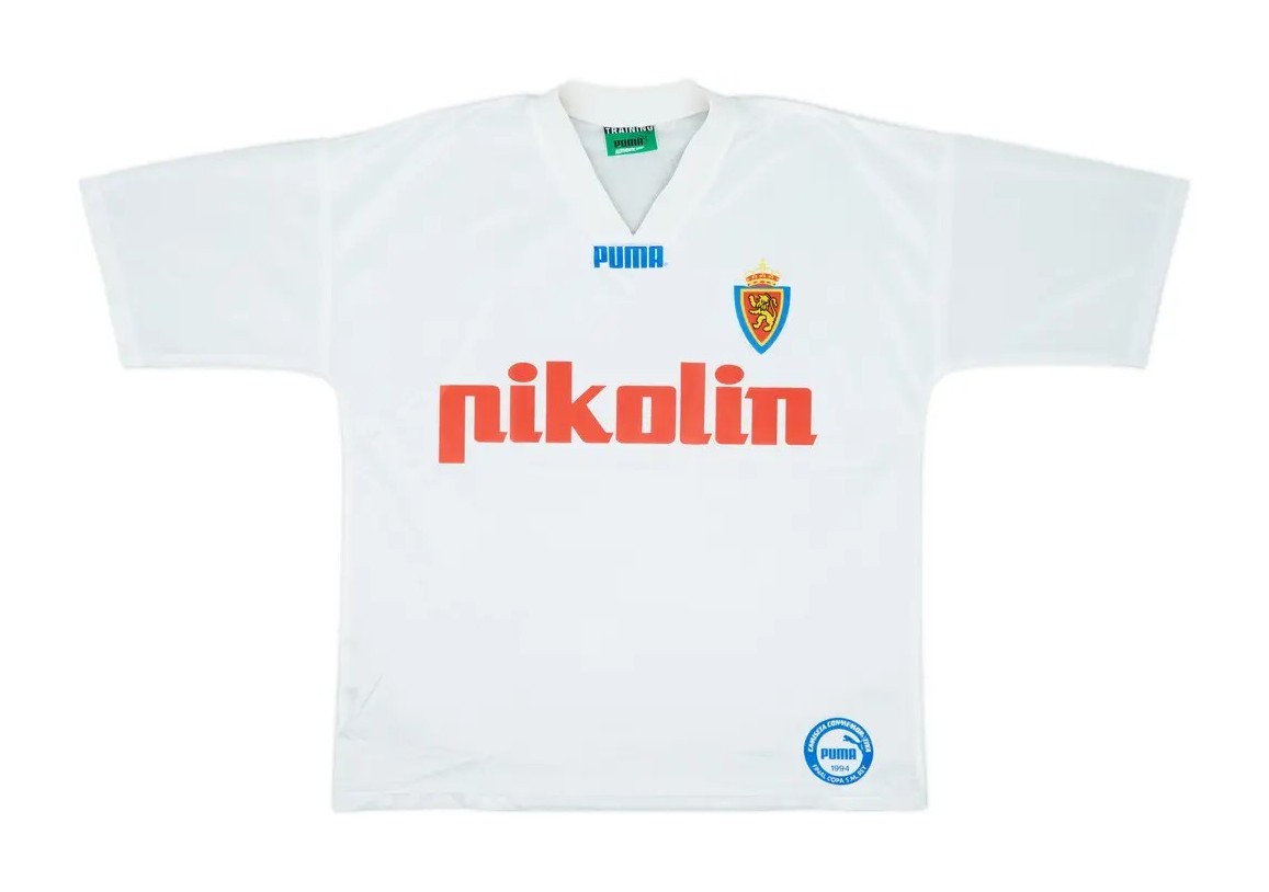Real Zaragoza 1993-94 Home Kit
