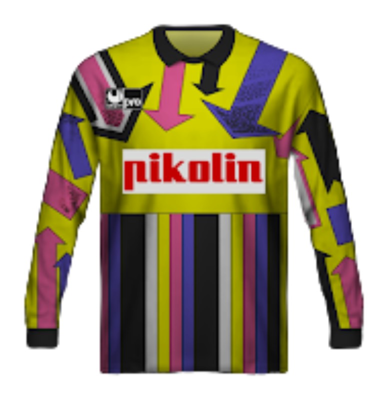 Real Zaragoza 1993-94 GK 1 Kit
