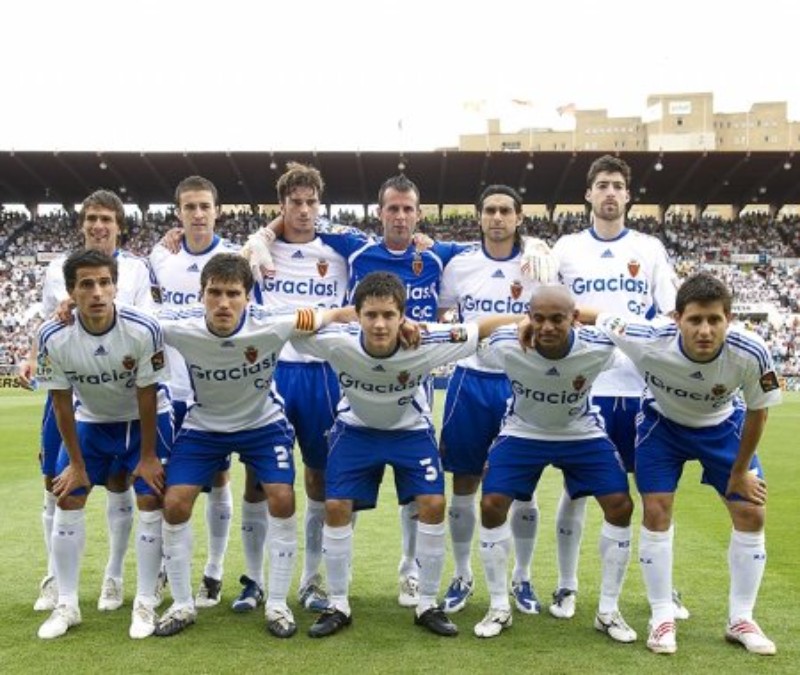 Real Zaragoza 2008-09 Home V2 Kit