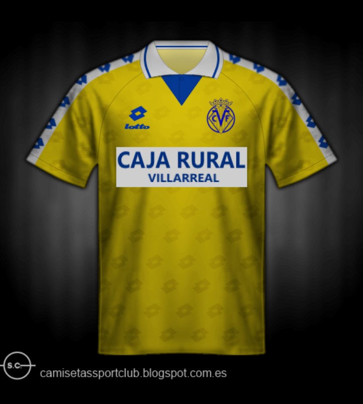 Villarreal CF 1992-93 Home Kit