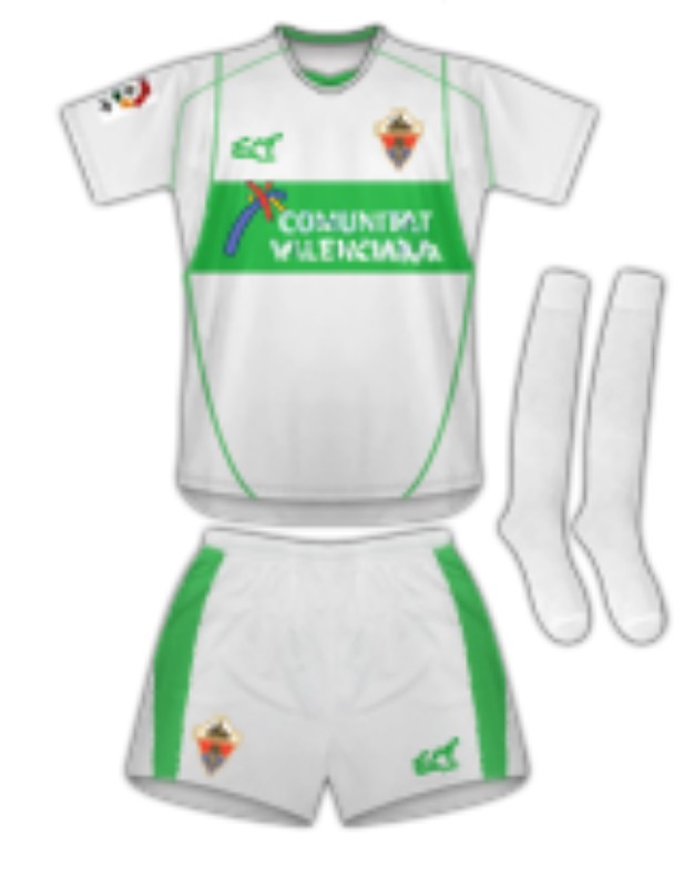 Elche CF 2008-09 Home Kit