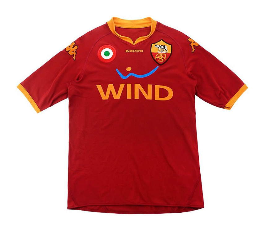 AS Roma 2007-08 Home Kit