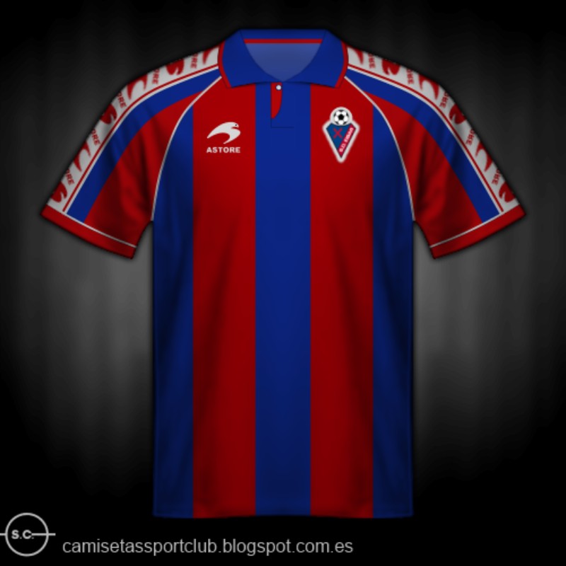 SD Eibar 1994-95 Home Kit