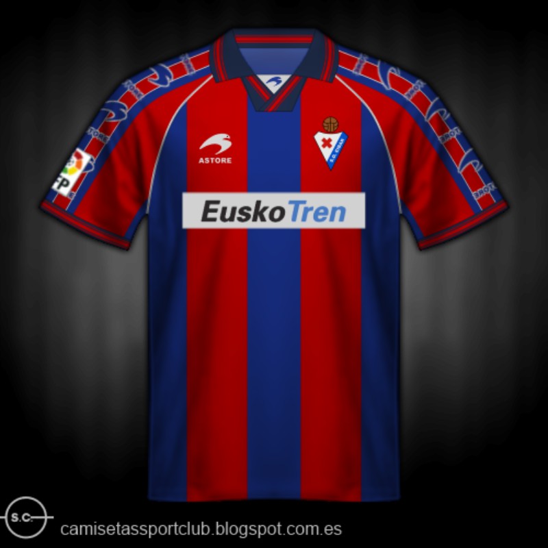 SD Eibar 1997-98 Home Kit