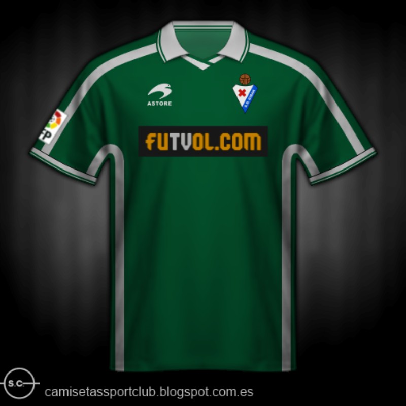 SD Eibar 2001-02 Away Kit