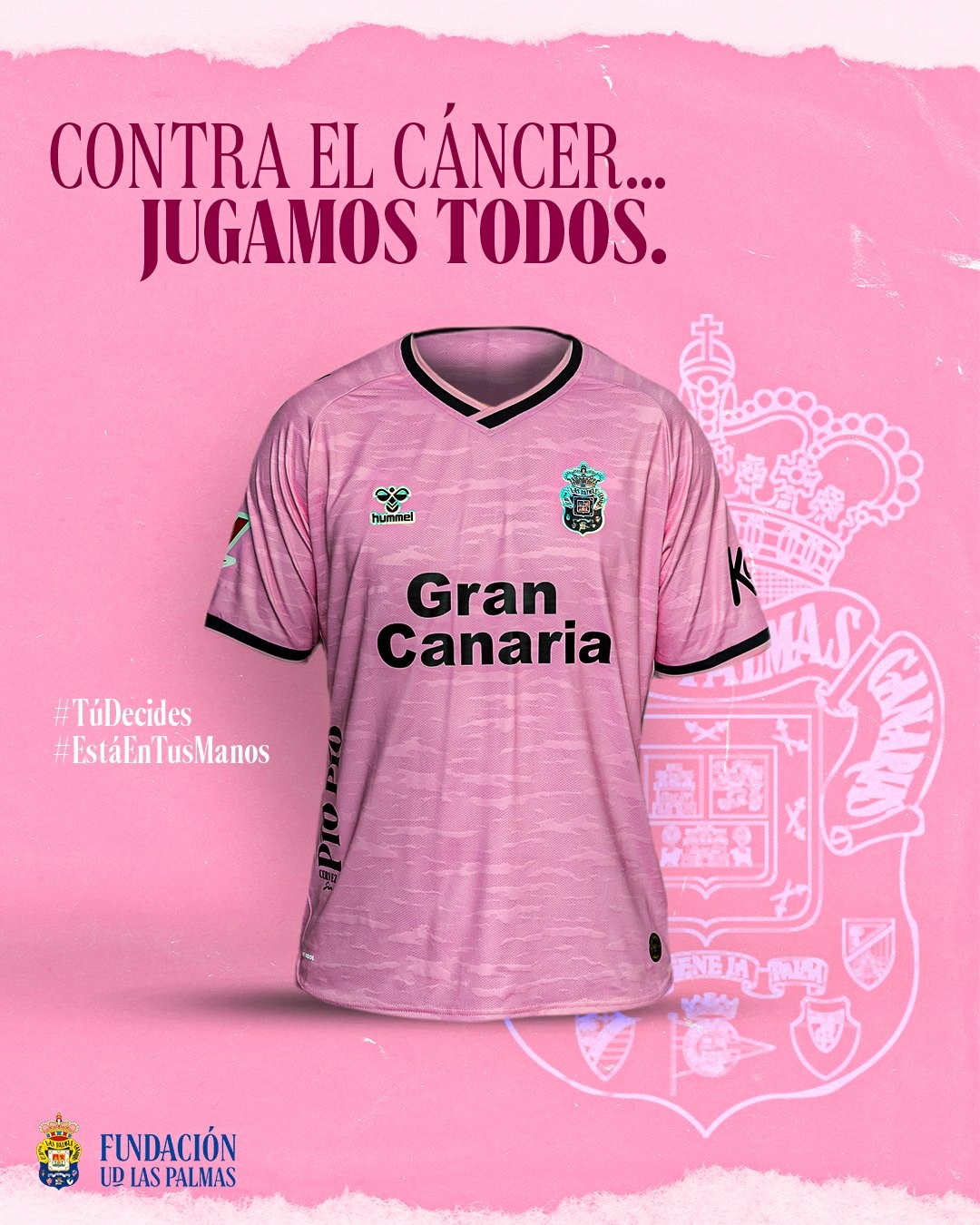 UD Las Palmas 2025-26 Pink October Kit