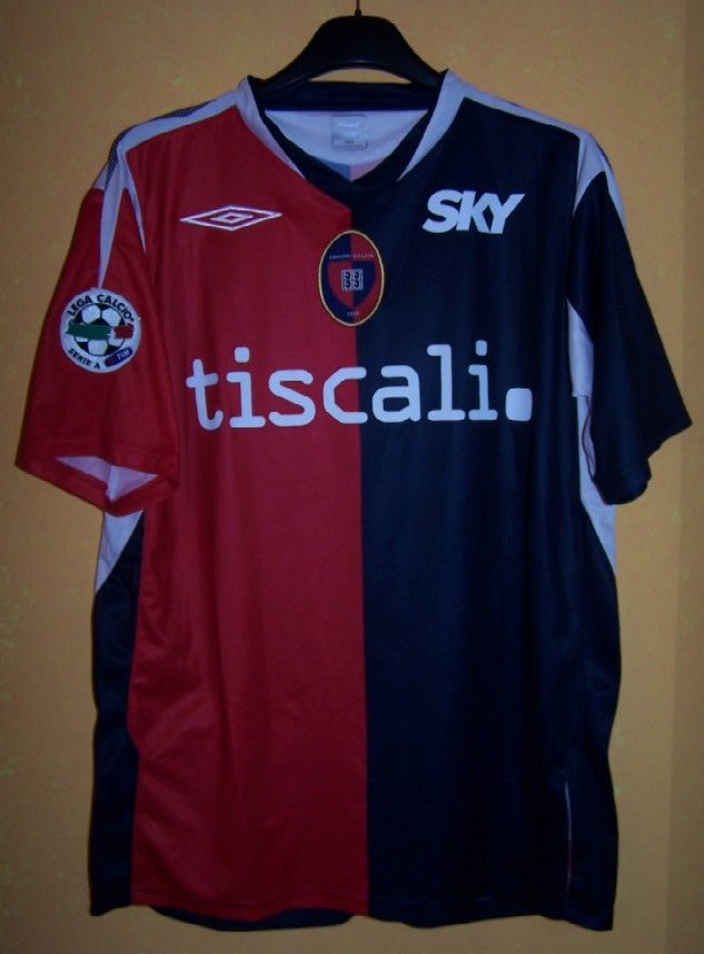 Cagliari Calcio 2007-08 Home Kit