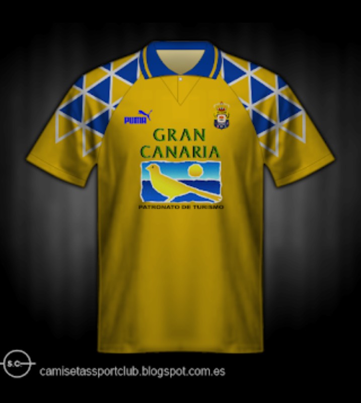 UD Las Palmas 1994-95 Home Kit