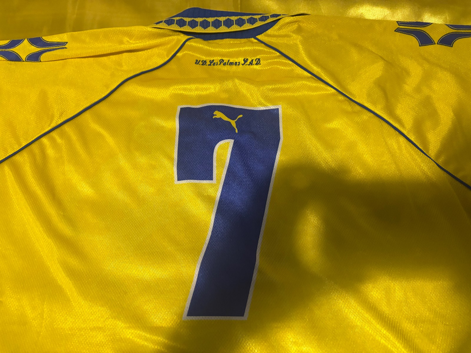 UD Las Palmas 1997-98 Pre-Season Home Kit