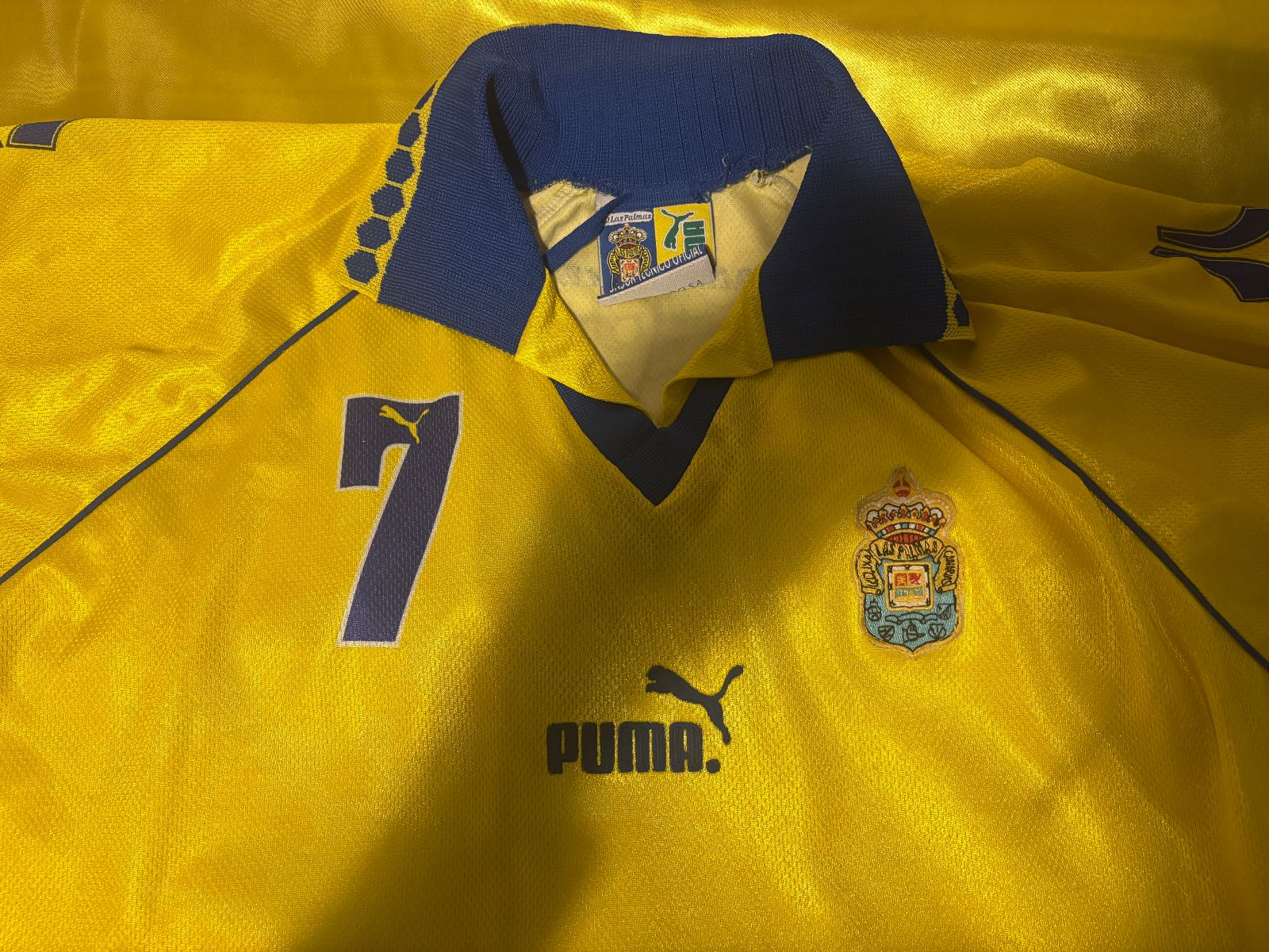 UD Las Palmas 1997-98 Pre-Season Home Kit