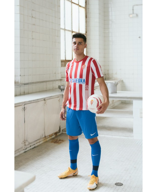 Sporting Gijón 2021-22 Home Kit