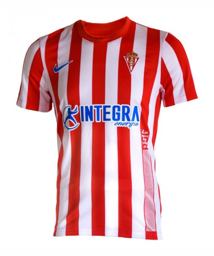 Sporting Gijón 2021-22 Home Kit