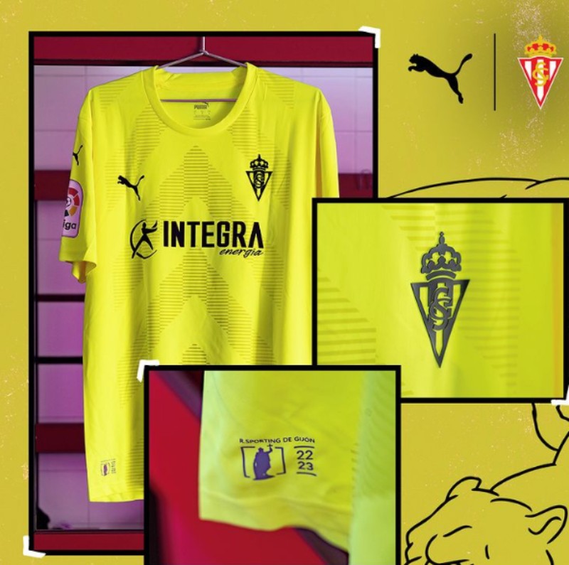 Sporting Gijón 2022-23 Third Kit