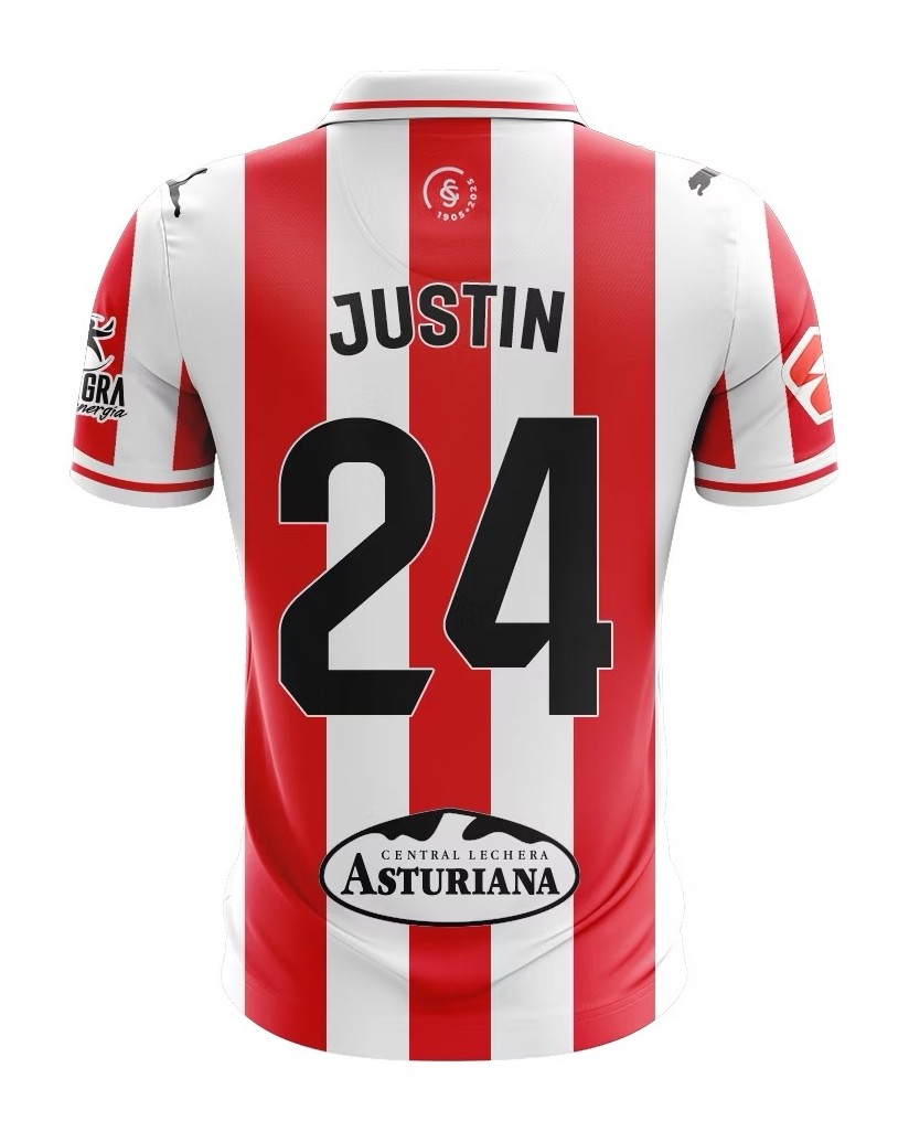 Sporting Gijón 2025-26 Home V2 Kit