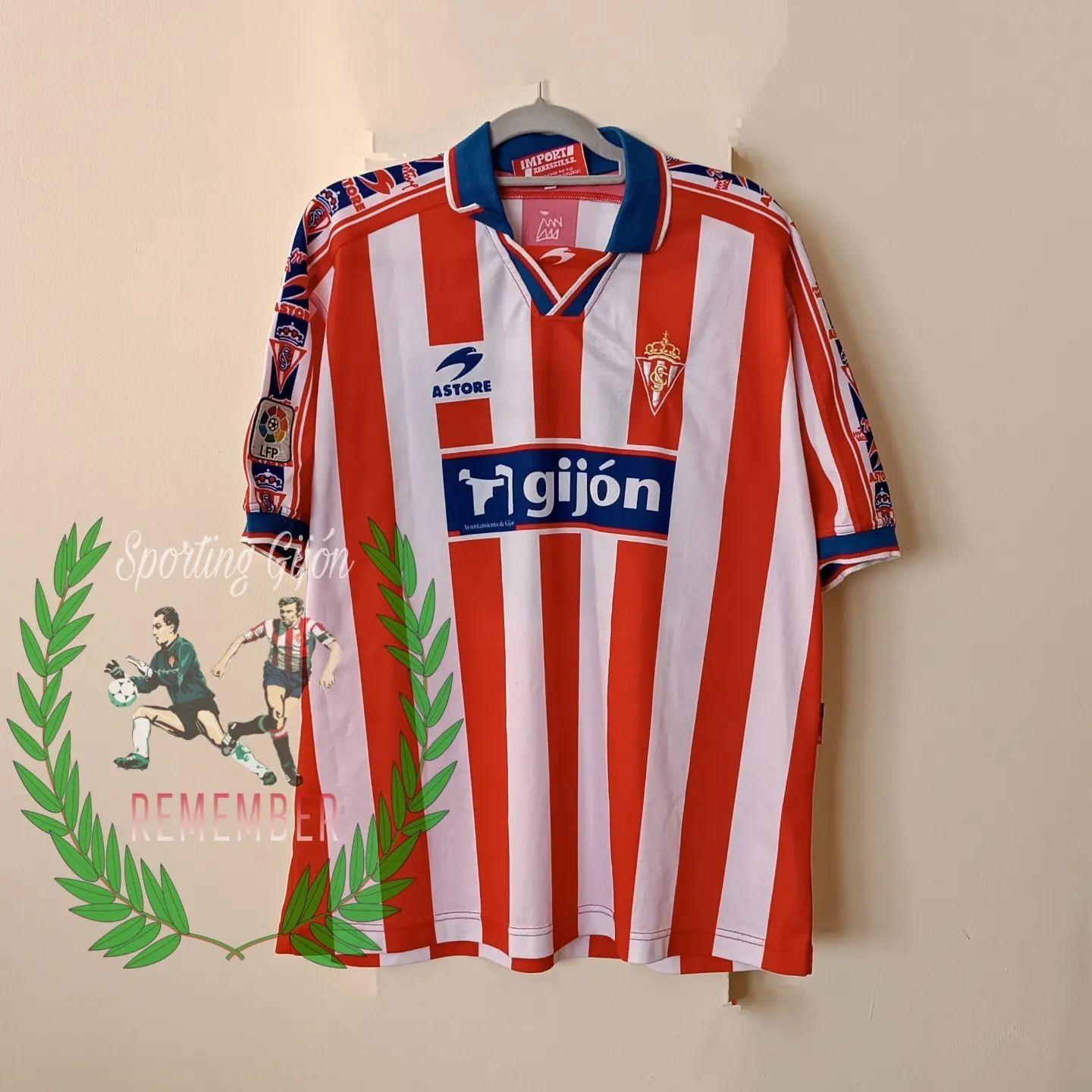 Sporting Gijón 2000-01 Home Kit
