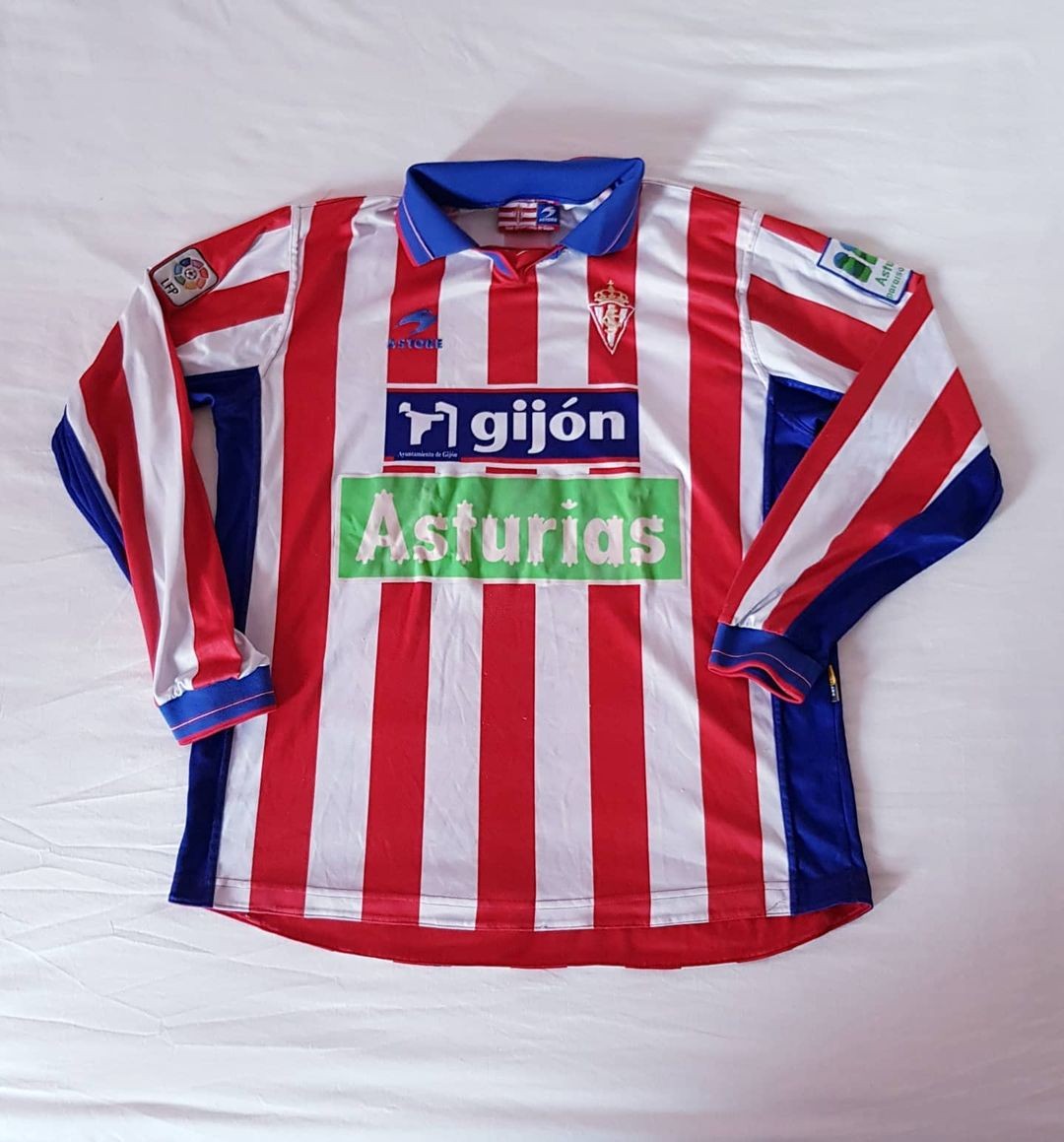 Sporting Gijón 2001-02 Home Kit