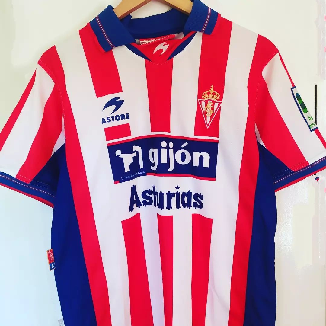 Sporting Gijón 2003-04 Home Kit