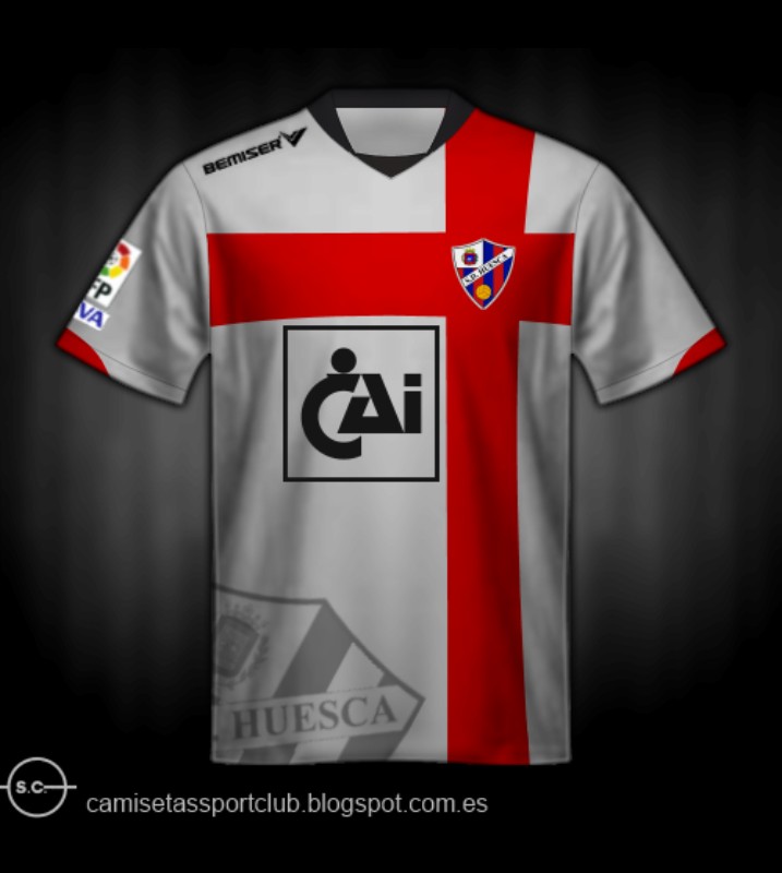 SD Huesca 2012-13 Away Kit