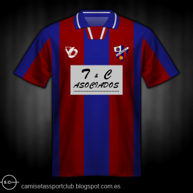 SD Huesca 1995-96 Home Kit