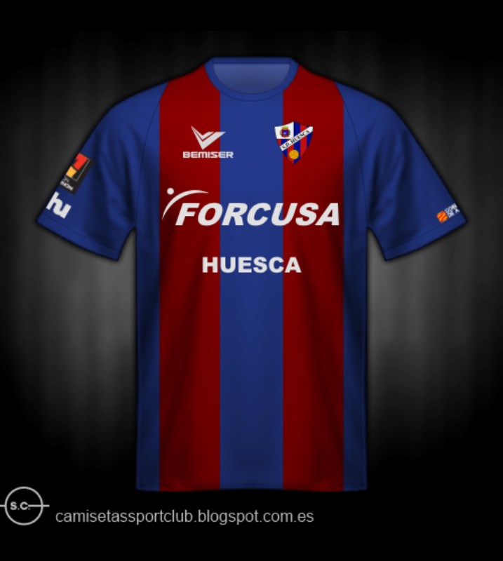 SD Huesca 2007-08 Home Kit