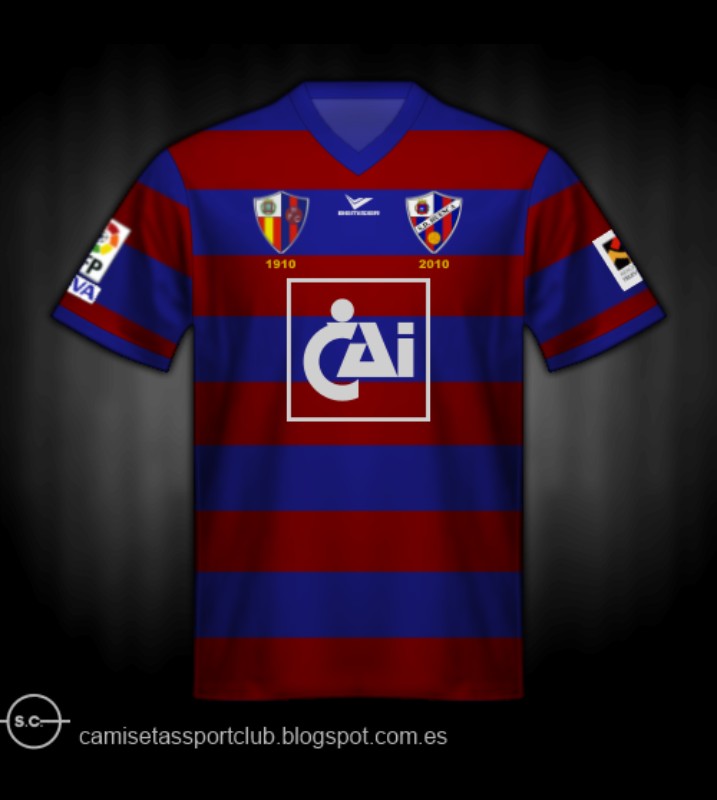 SD Huesca 2010-11 Anniversary Kit