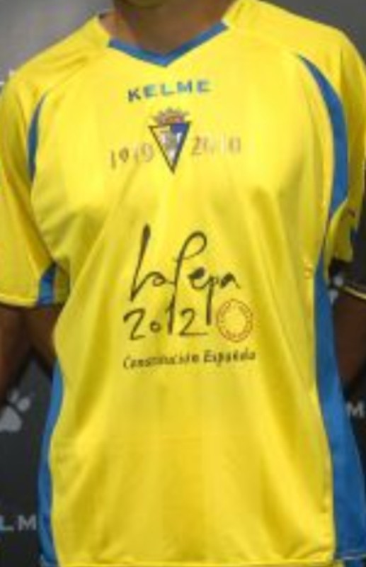 Cádiz CF 2010-11 Home Kit