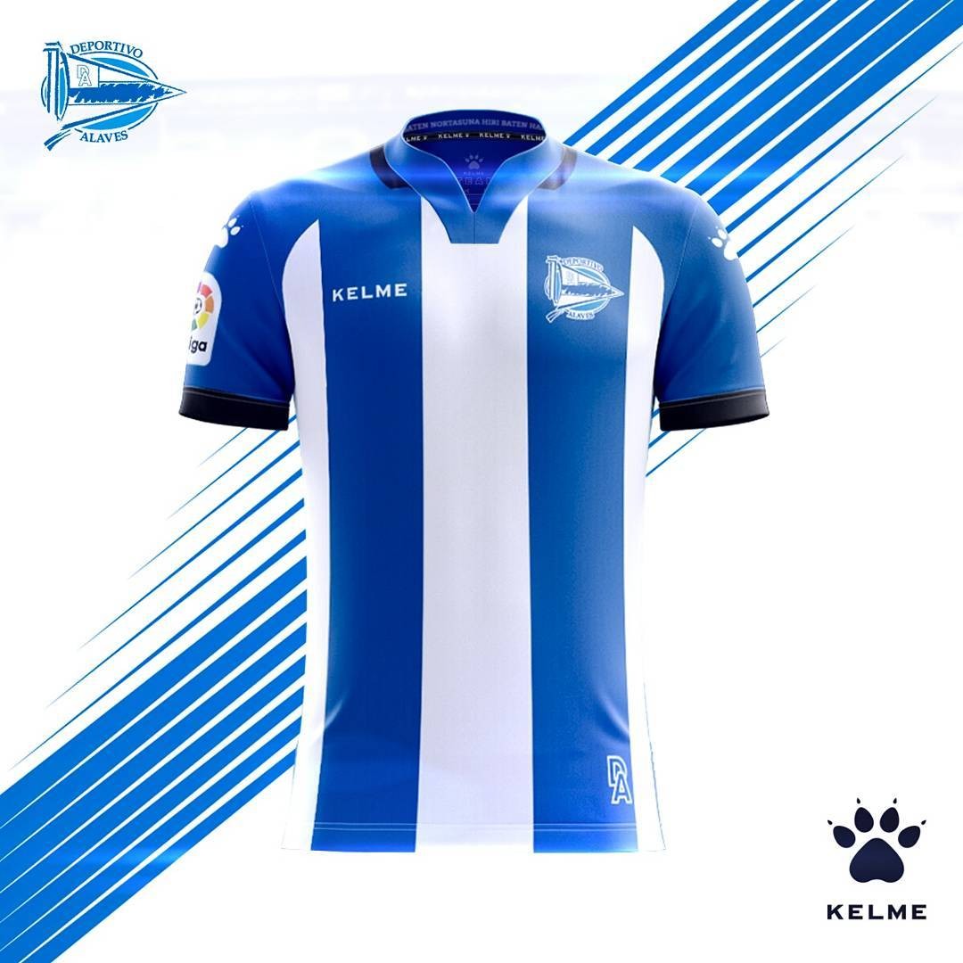 Deportivo Alavés 2017-18 Home Kit