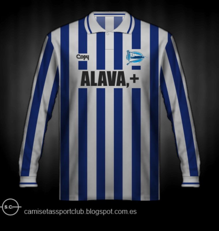 Deportivo Alavés 1994-95 Home Kit