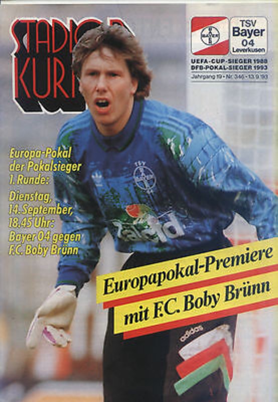 Bayer 04 Leverkusen 1993-94 GK Home Kit