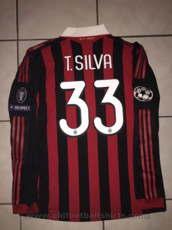 AC Milan 2009-10 Champions League Home Kit