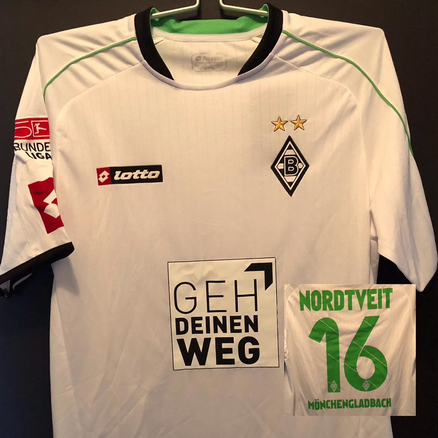 Borussia Mönchengladbach 2012-13 Home 2 Kit