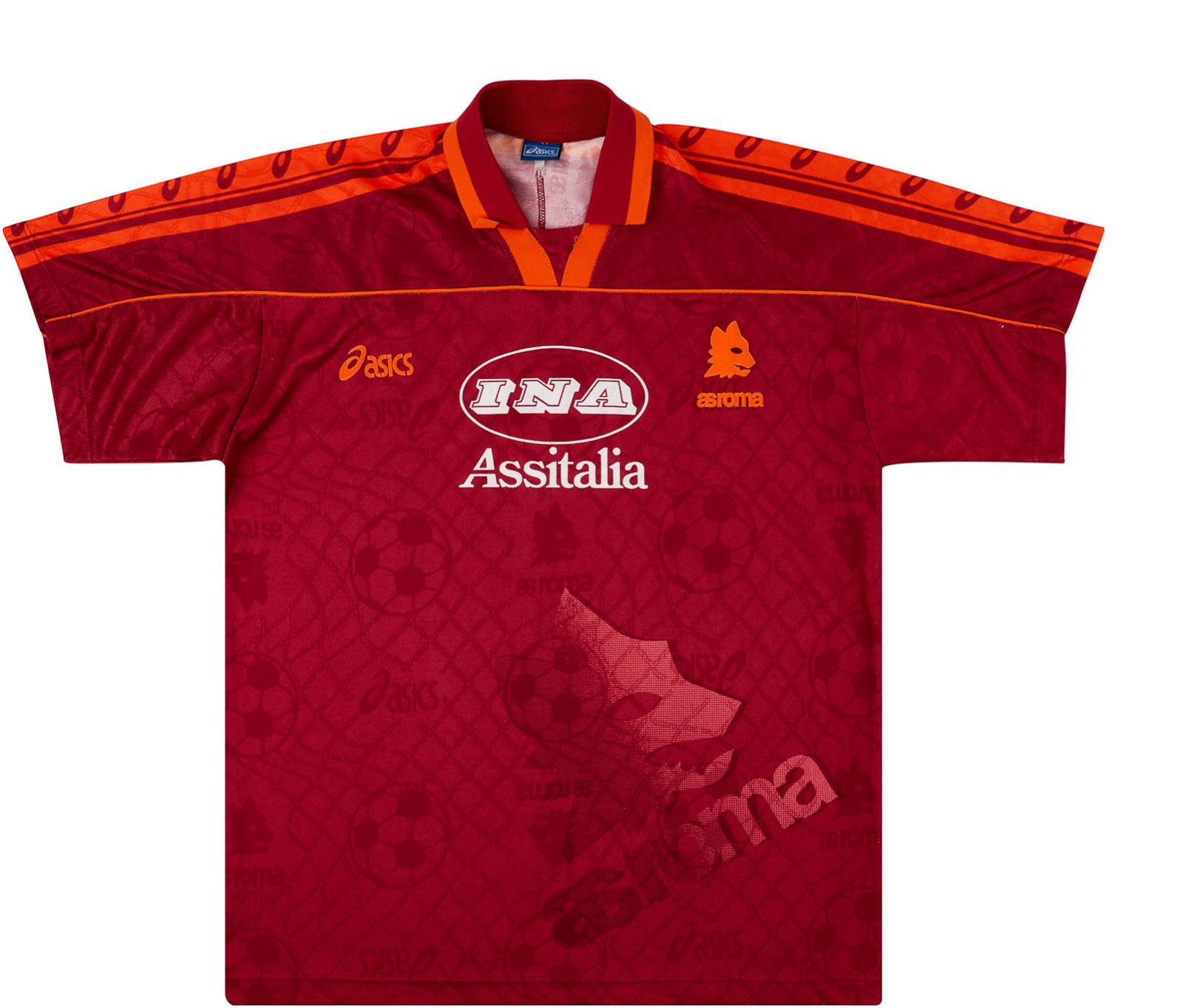AS Roma 1995-96 Home Kit