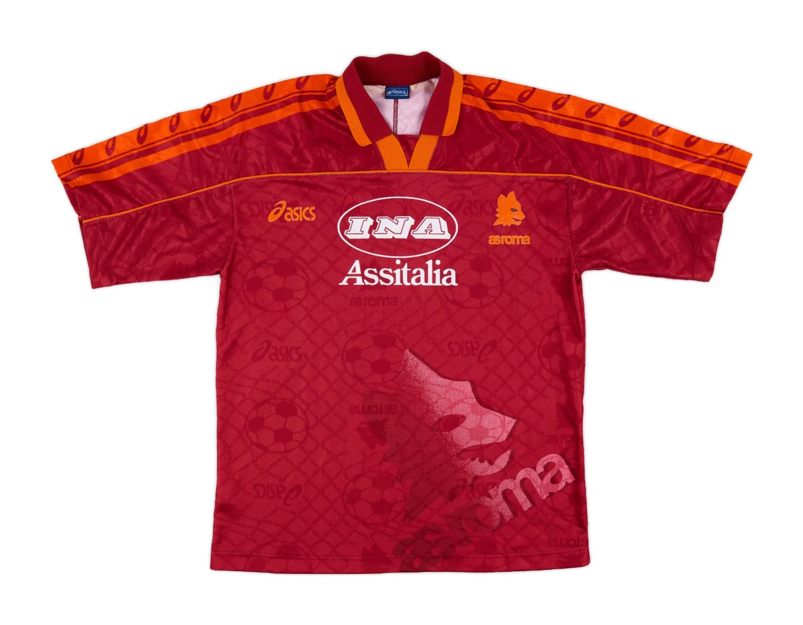 AS Roma 1995-96 Home Kit