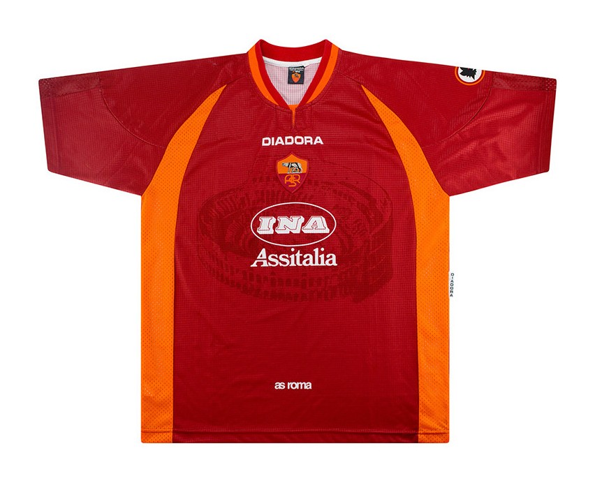 AS Roma 1997-98 Home Kit