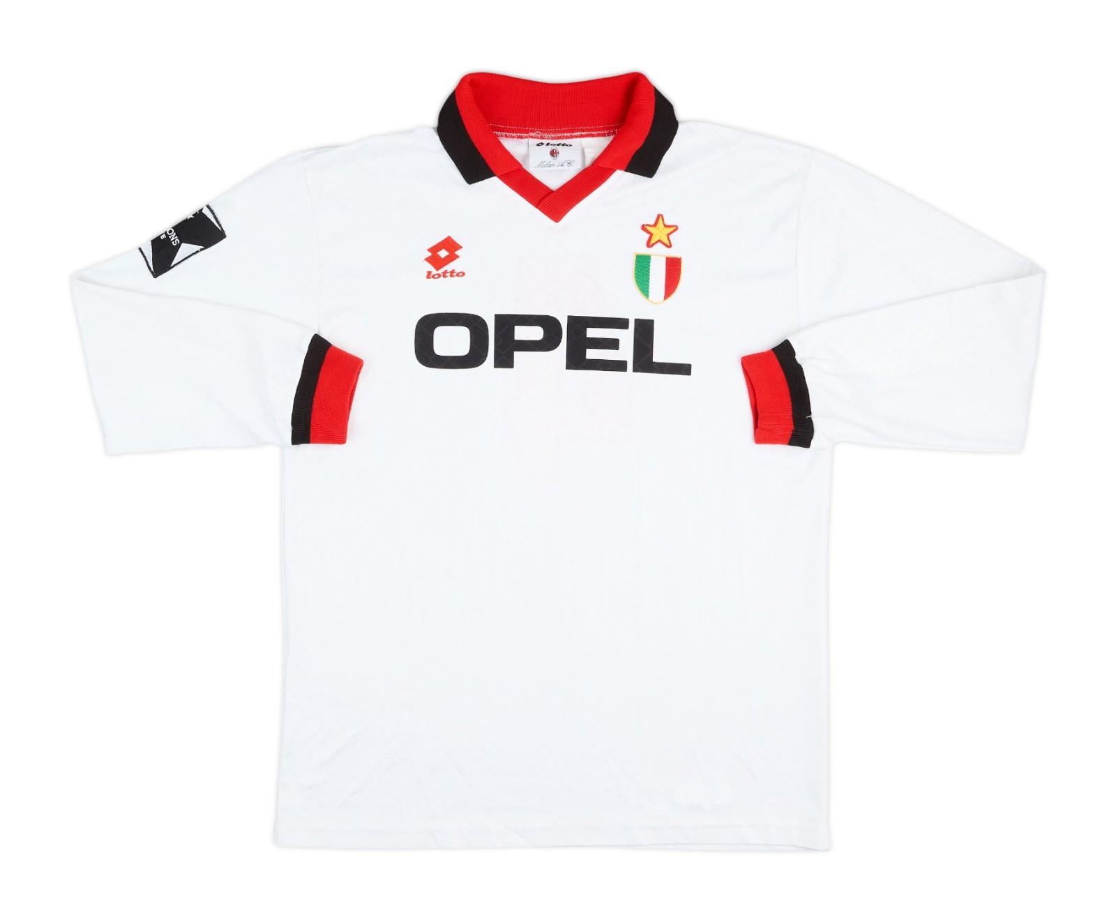 AC Milan 1994-95 Champions League Final Kit