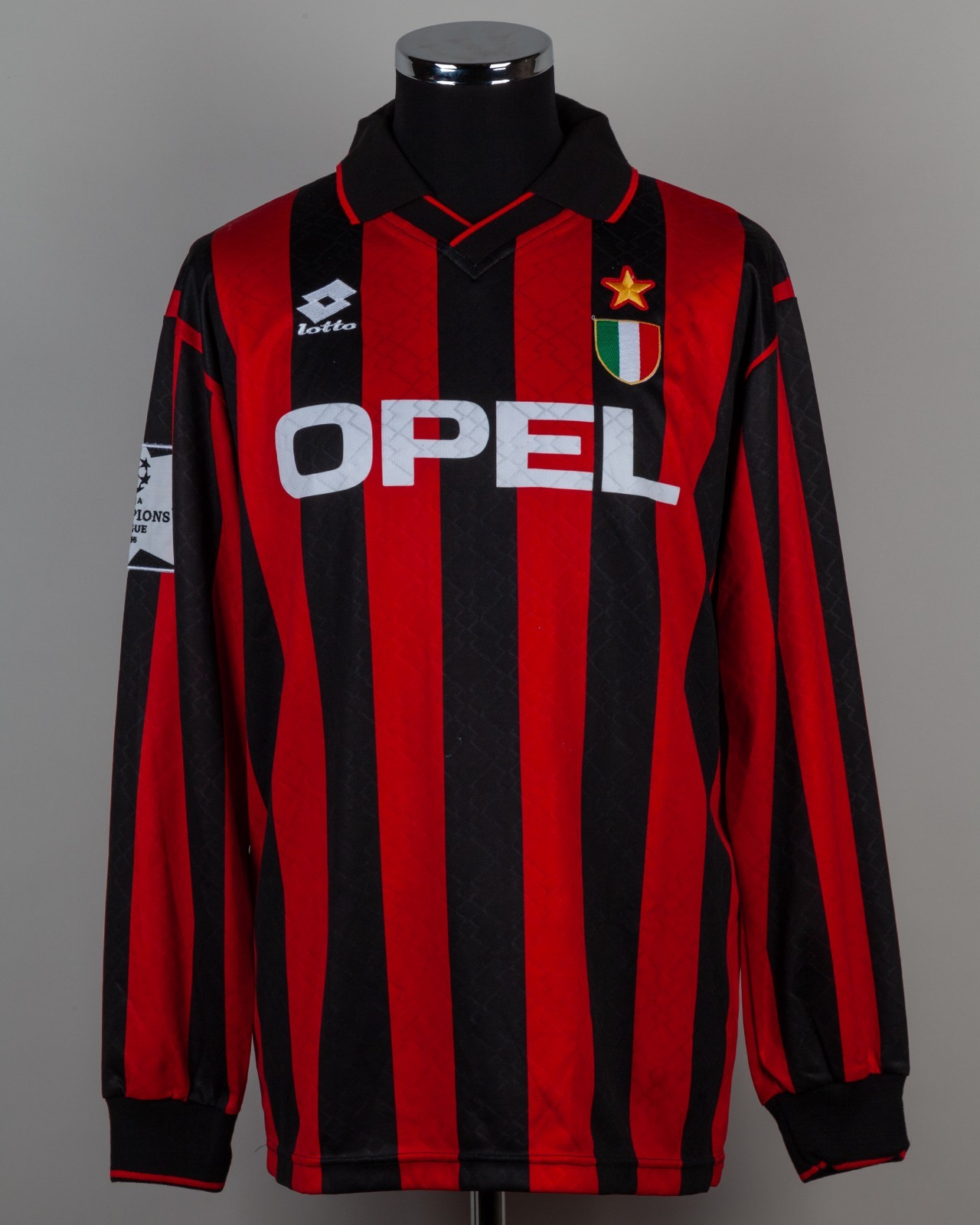 AC Milan 1994-95 Champions League Home Kit