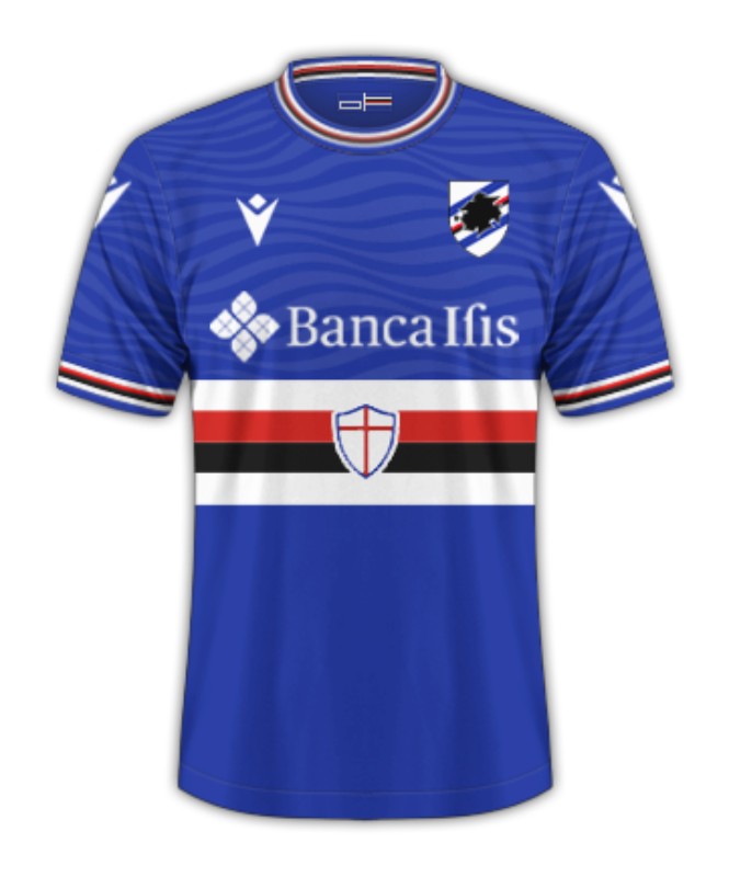 UC Sampdoria 2023-24 Home Kit