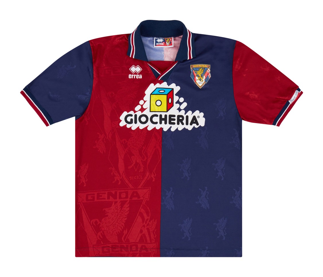 Genoa CFC 1995-96 Home Kit