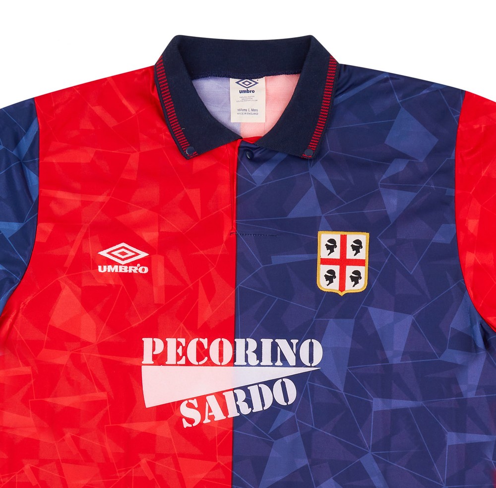 Cagliari Calcio 1992-93 Home Kit