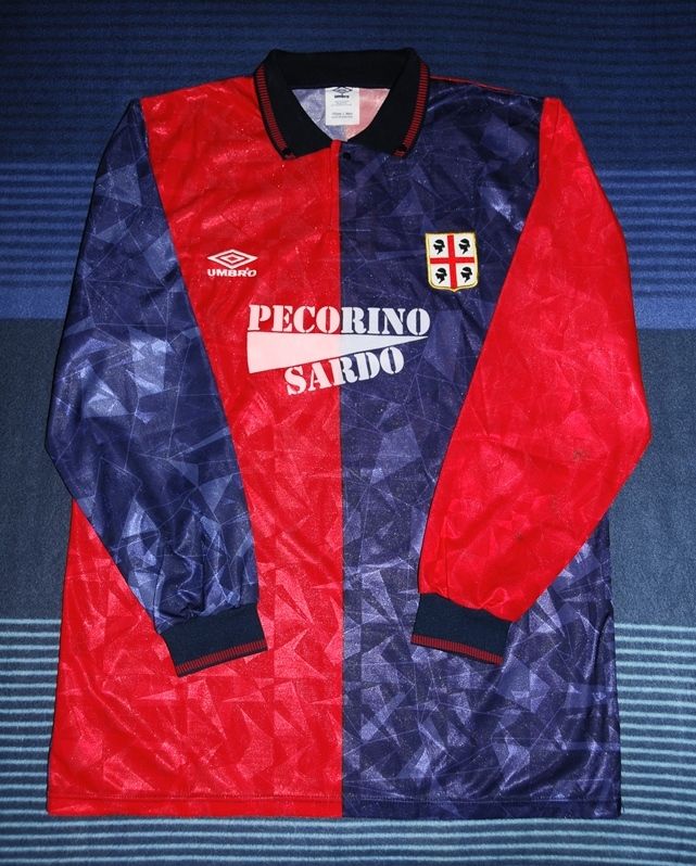 Cagliari Calcio 1992-93 Home Kit