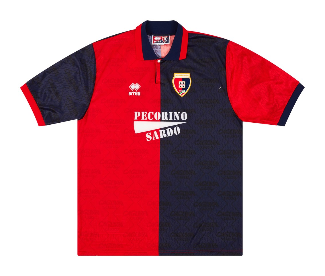 Cagliari Calcio 1995-96 Home Kit