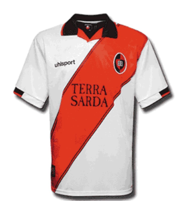 Cagliari Calcio 2000-01 Away 2 Kit