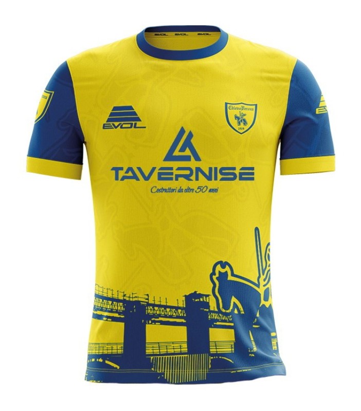 Chievo Verona 2025-26 Pre-Season Home Kit
