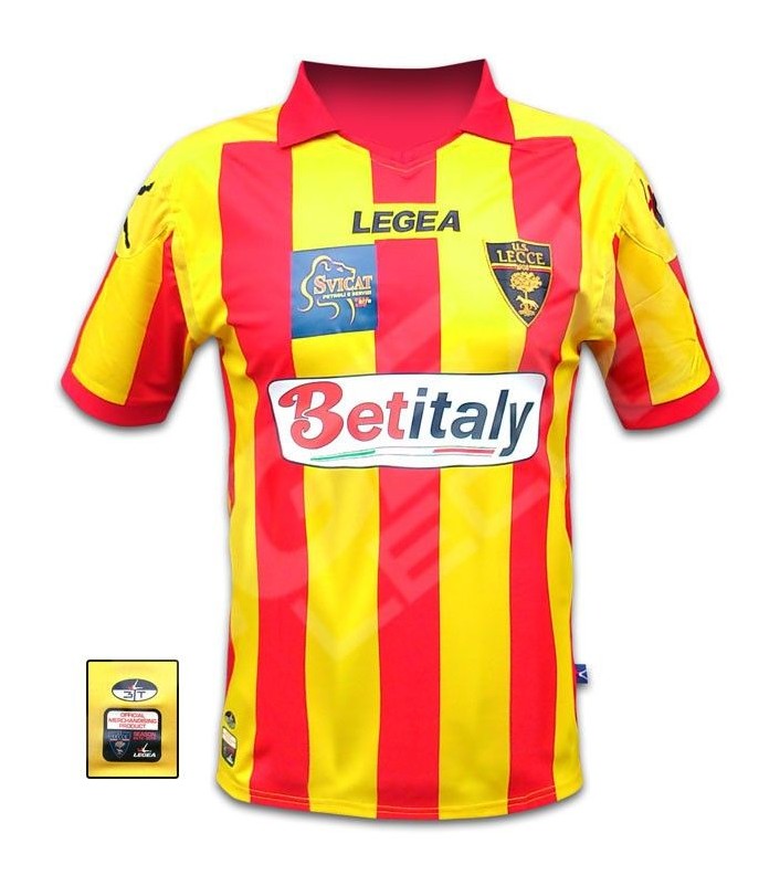 US Lecce 2013-14 Home Kit