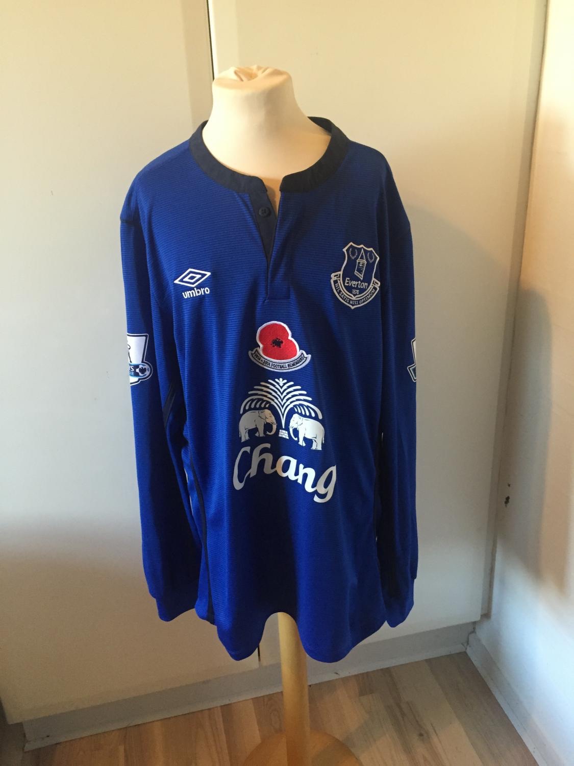 Everton FC 2014-15 Home V2 Kit