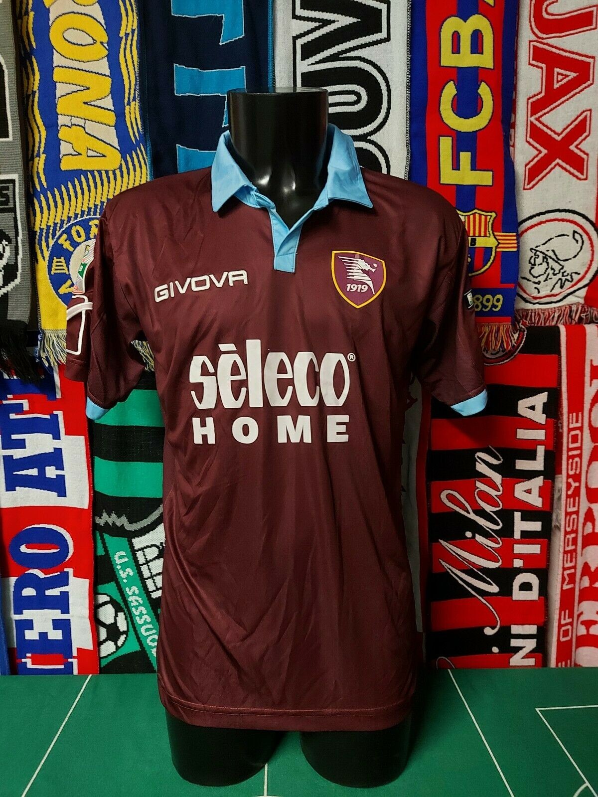 Salernitana 2017-18 Home Kit