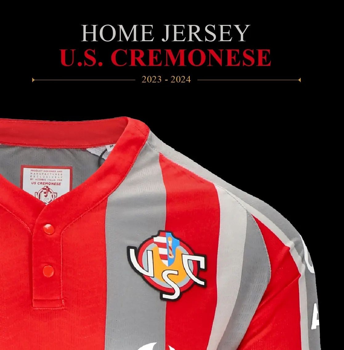 US Cremonese 2023-24 Home Kit