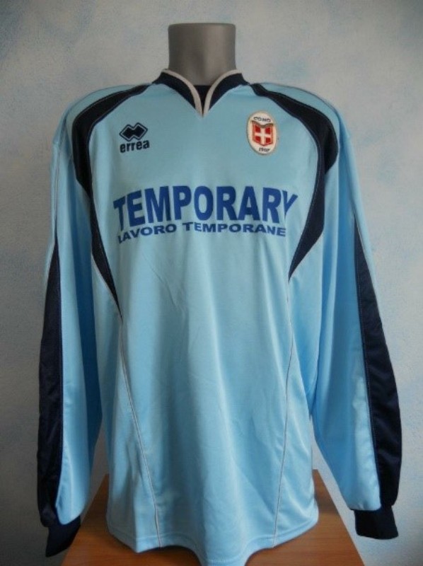Como 1907 2002-03 GK Third Kit