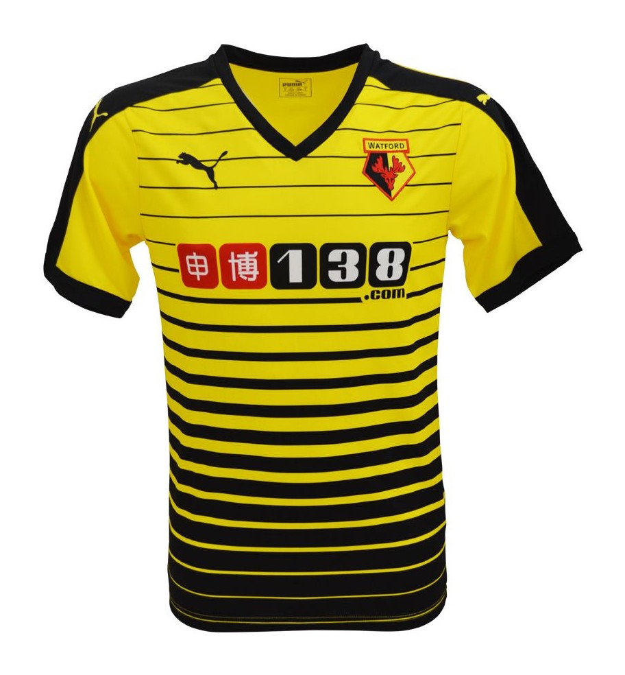 Watford FC 2015-16 Home Kit