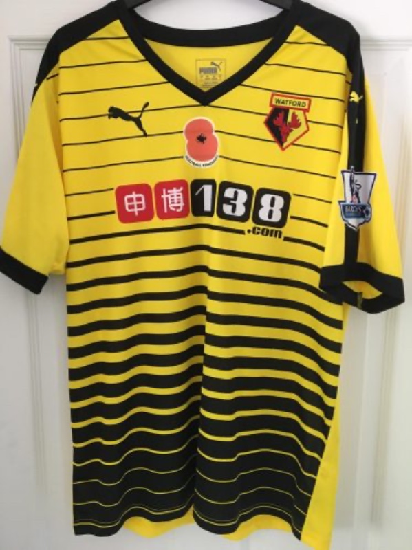 Watford FC 2015-16 Home V2 Kit